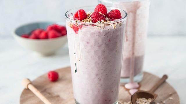 Smoothie de frambuesas