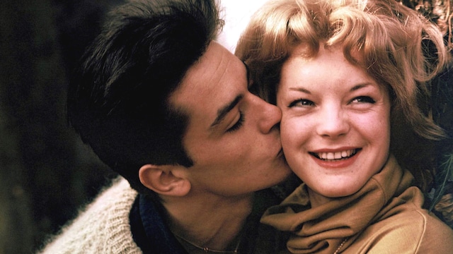 Alain Delon y Romy Schneider