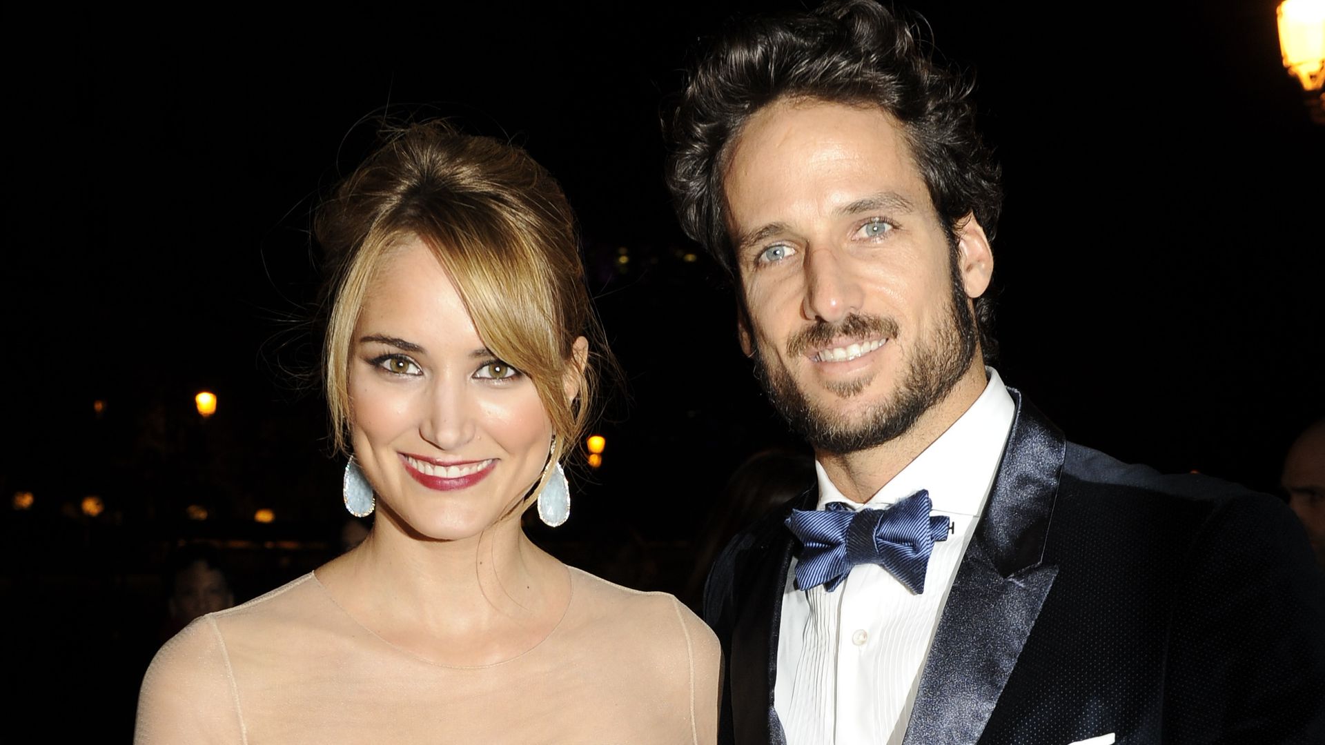 Alba Carrillo y Feliciano López, en la entrega de los premios 'Telva Beauty' 2014, celebrada en Madrid el 2 de diciembre de 2014