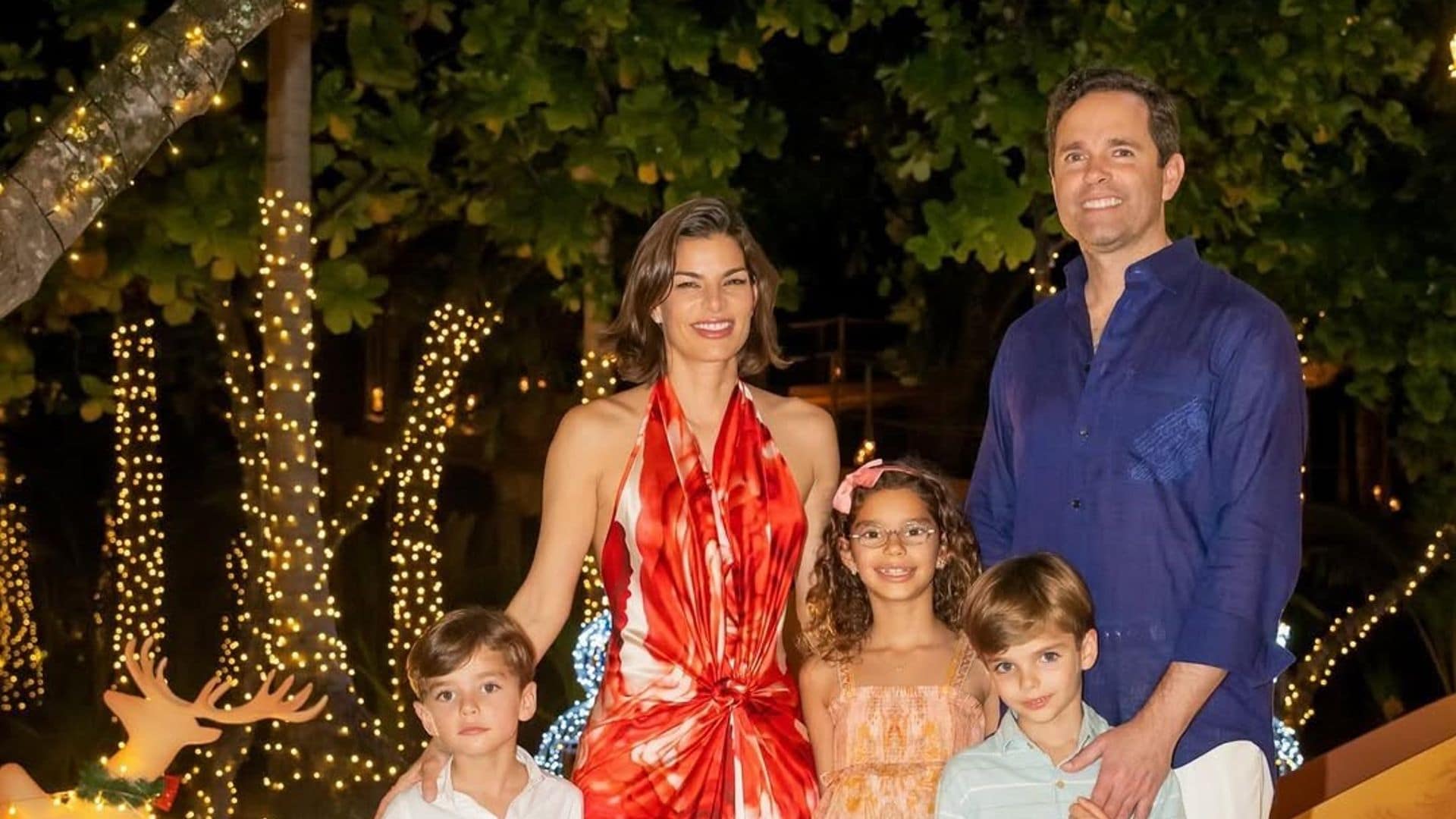 Bárbara Coppel y su familia