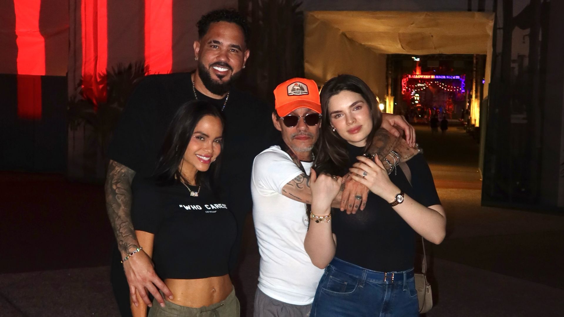 Raphy Pina con Natti, Marc Anthony y Nadia Ferreira
