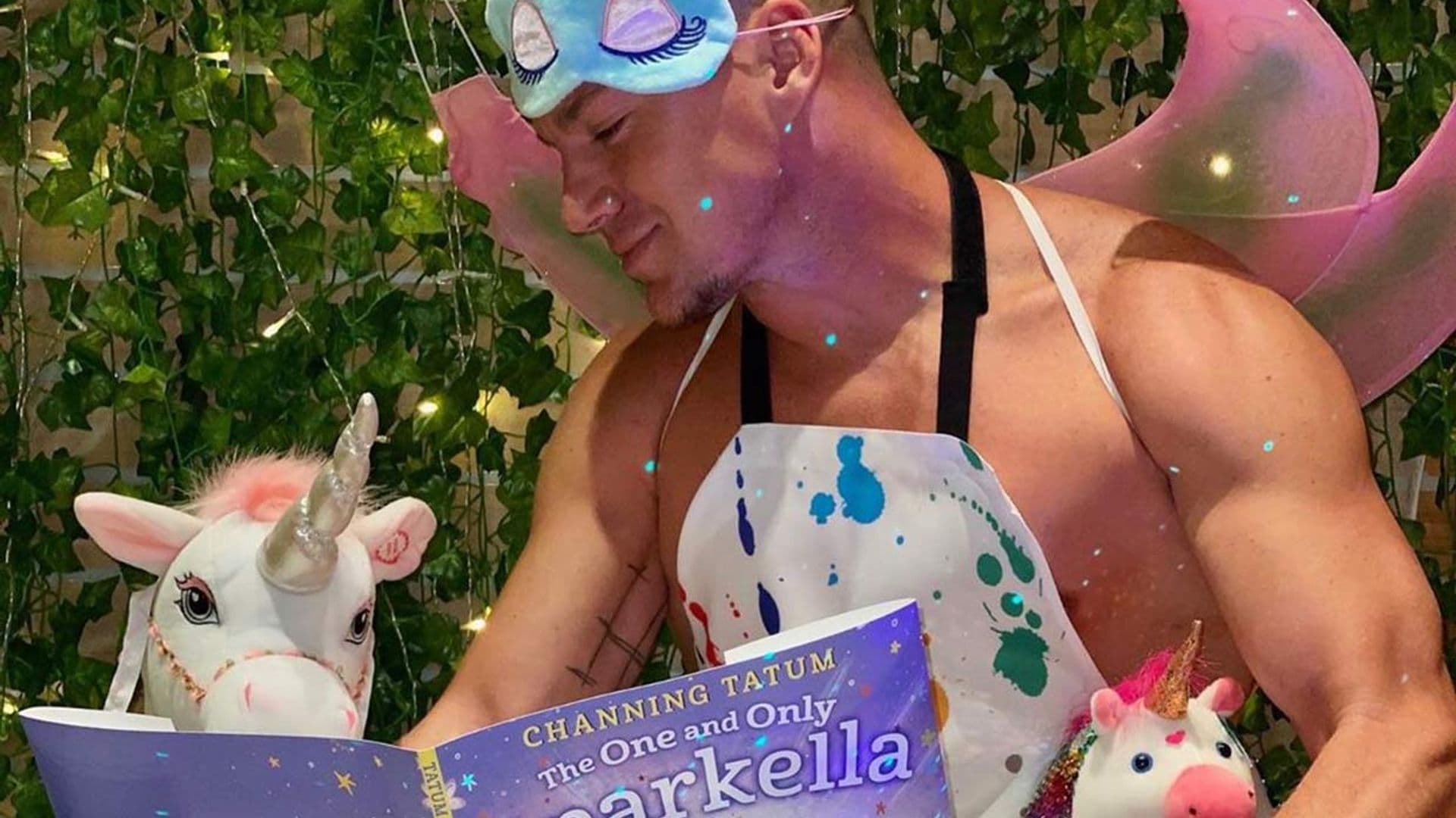 ¡Con alitas y todo! Channing Tatum se viste de hada en el lanzamiento de su libro infantil