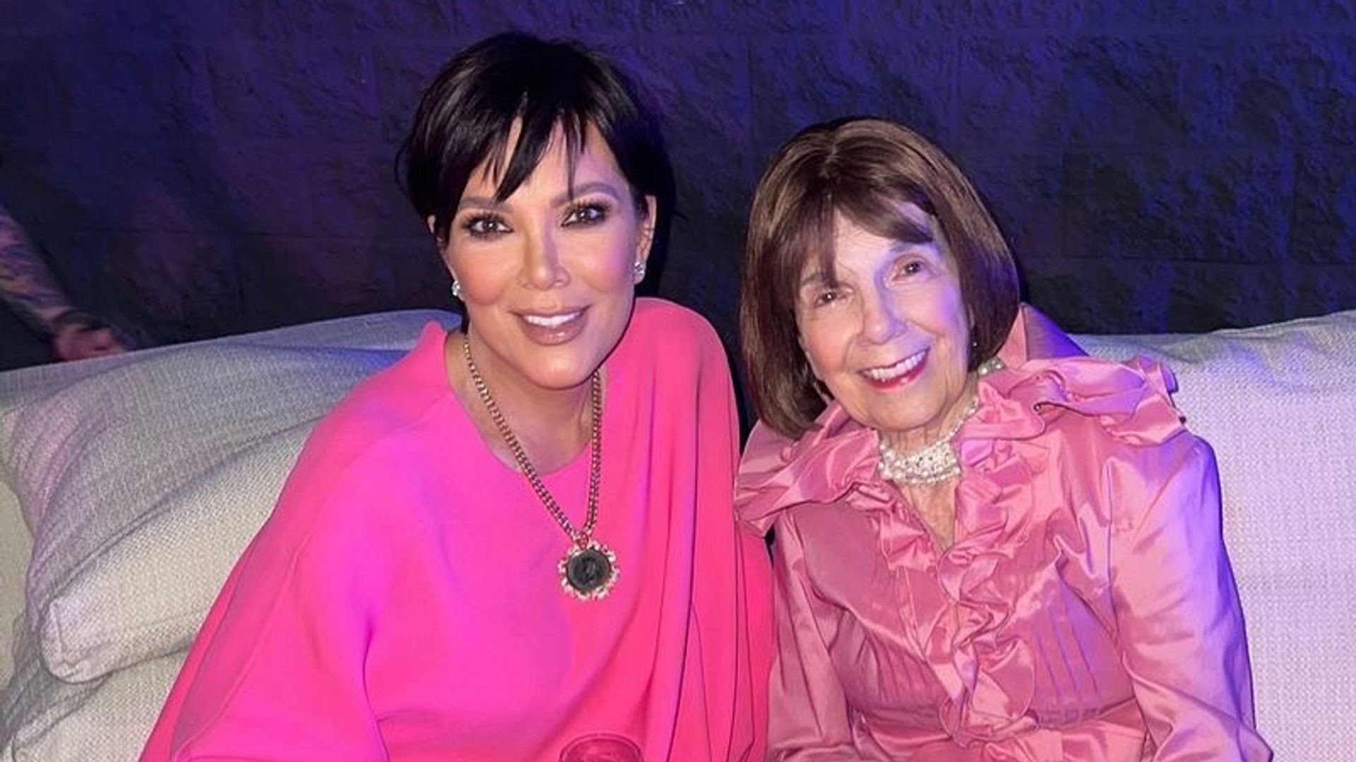 Kris Jenner y su madre Mary Jo
