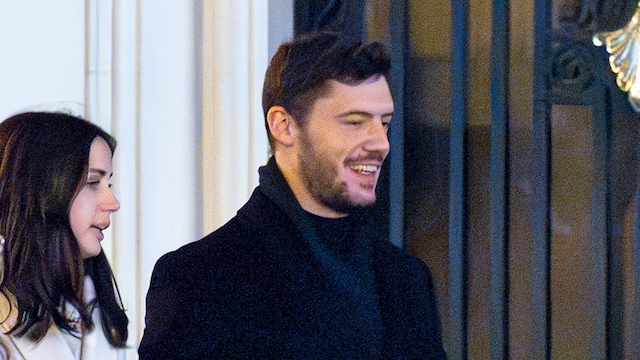 Ana de Armas paseando con Manuel Anido