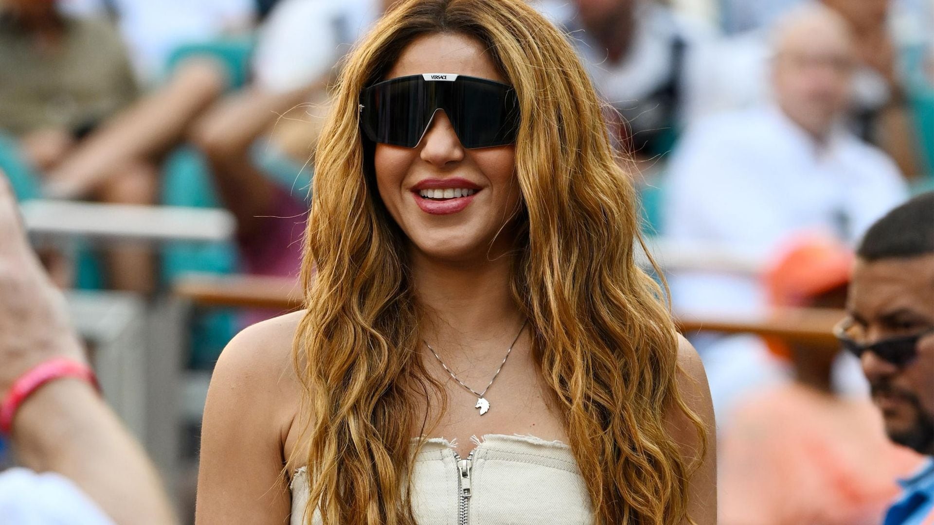 Shakira se roba las miradas durante la final del Miami Open 2024