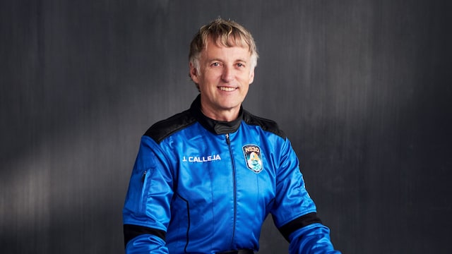 Jesús Calleja, retrato oficial viaje al espacio