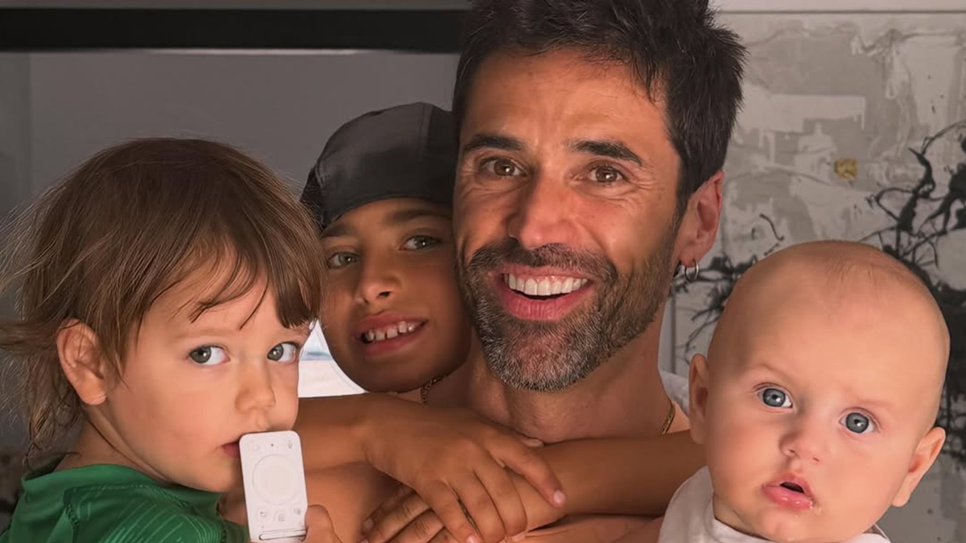 Matías Novoa ha disfrutado al máximo su tiempo en familia.
