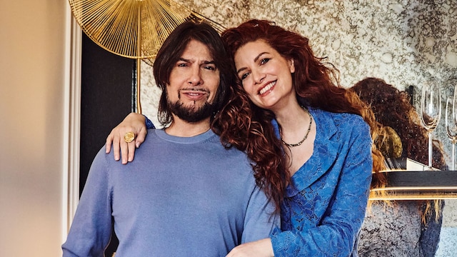 Joaquín Cortés y Mónica Moreno, su pareja desde hace catorce años. 