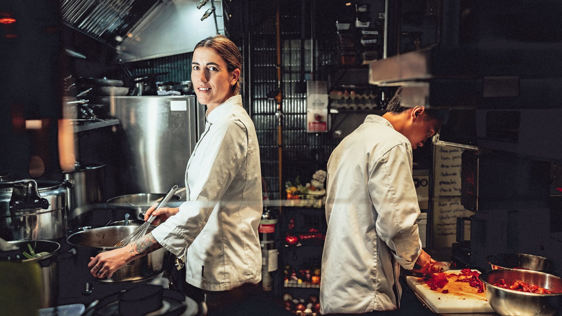 LUCÍA GRÁVALOS (restaurante en Madrid, DESBORRE)