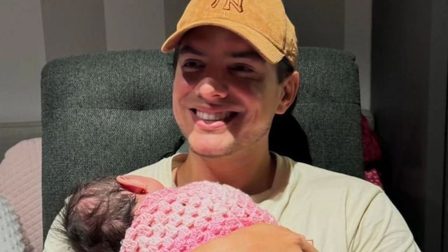 Vadhir Derbez con su sobrina Tessa.
