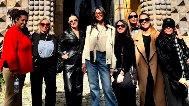 Noelia López y sus amigas en su despedida de soltera
