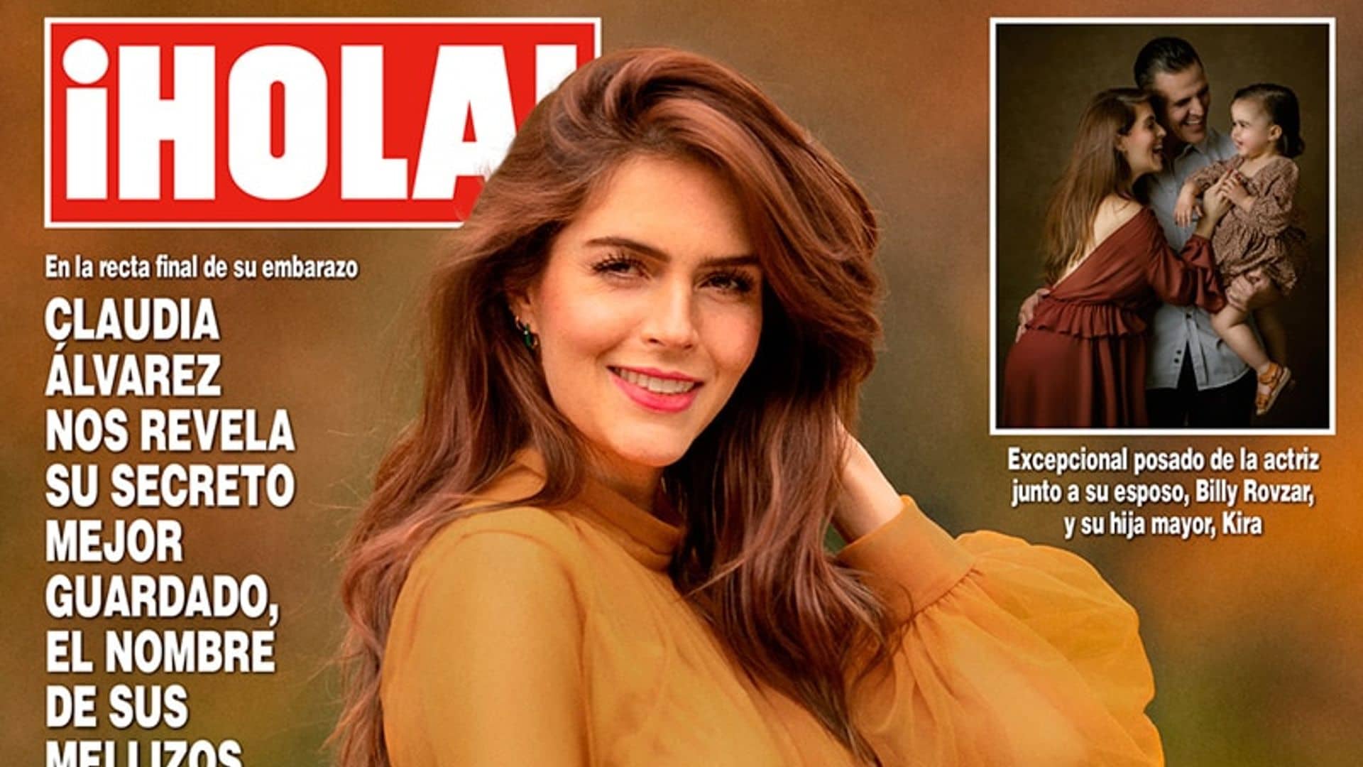 En ¡HOLA!, Claudia Álvarez nos revela su secreto mejor guardado, el nombre de sus mellizos