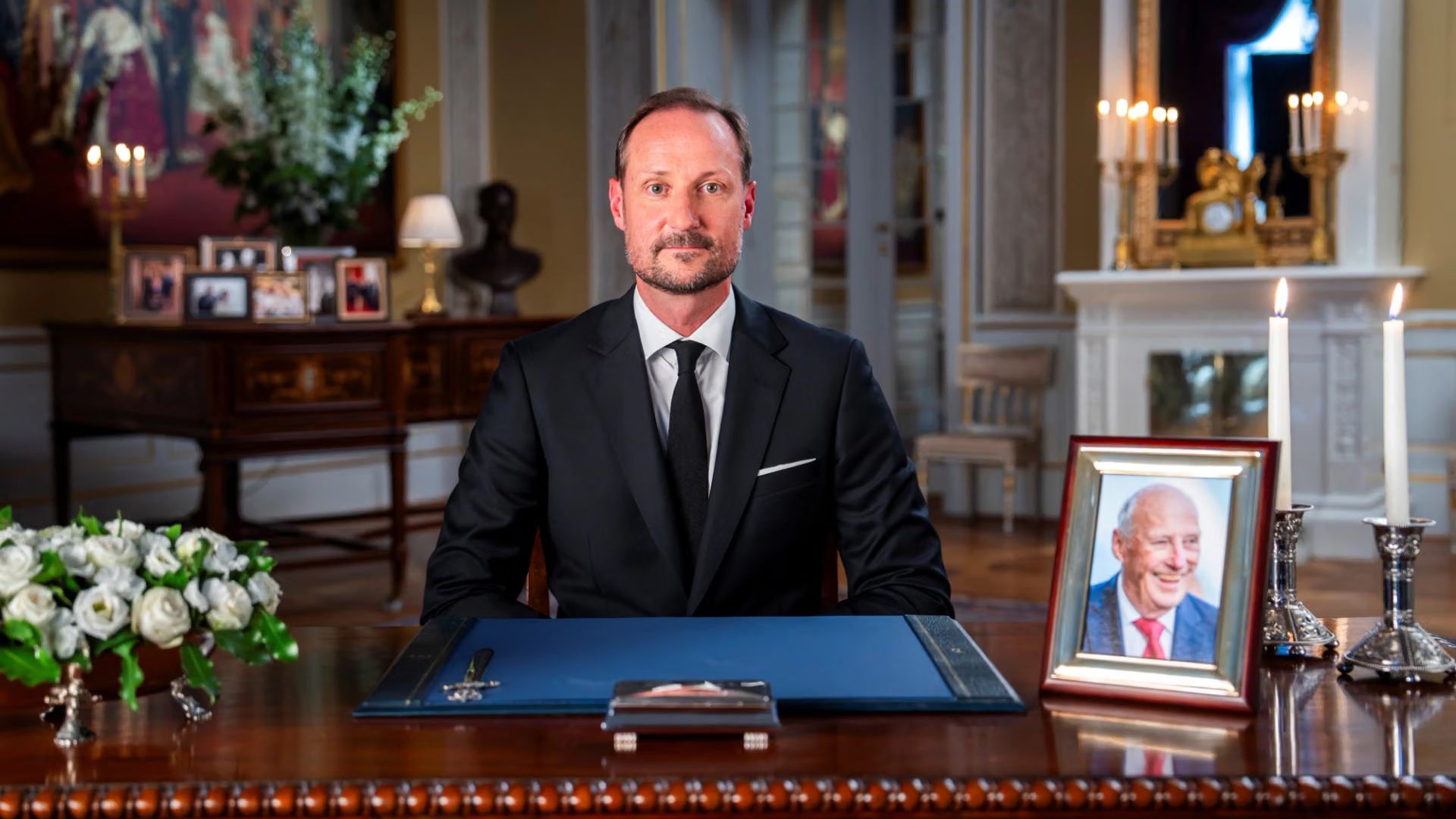 Haakon de Noruega, en su primer discurso como rey