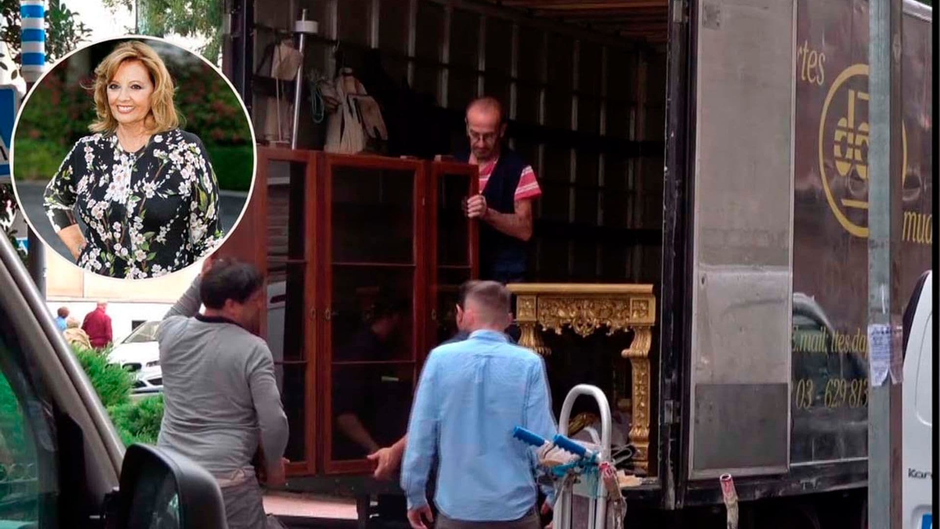 Consolas estilo Luis XIV, vitrinas, cuadros...los muebles de María Teresa Campos que van a subastarse