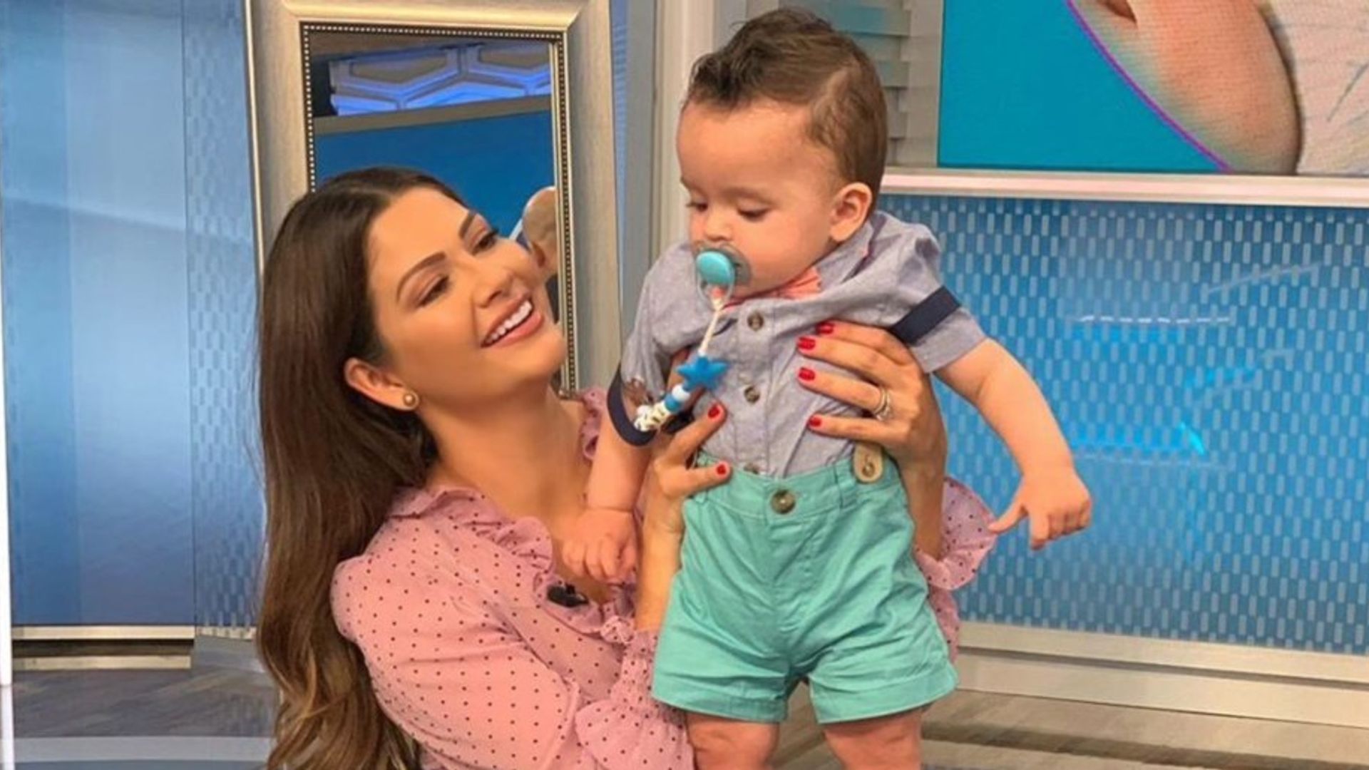 Gael Leonardo, el hijo de Ana Patricia Gámez, es un bebé muy divertido