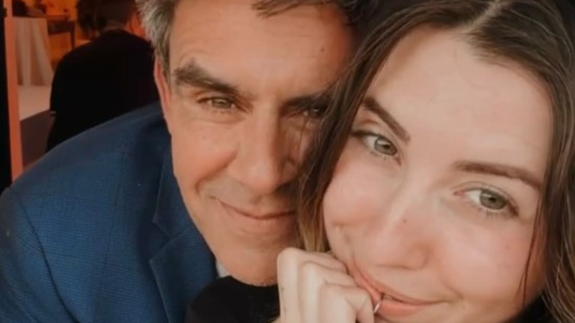 Alonso y su hija Claudia