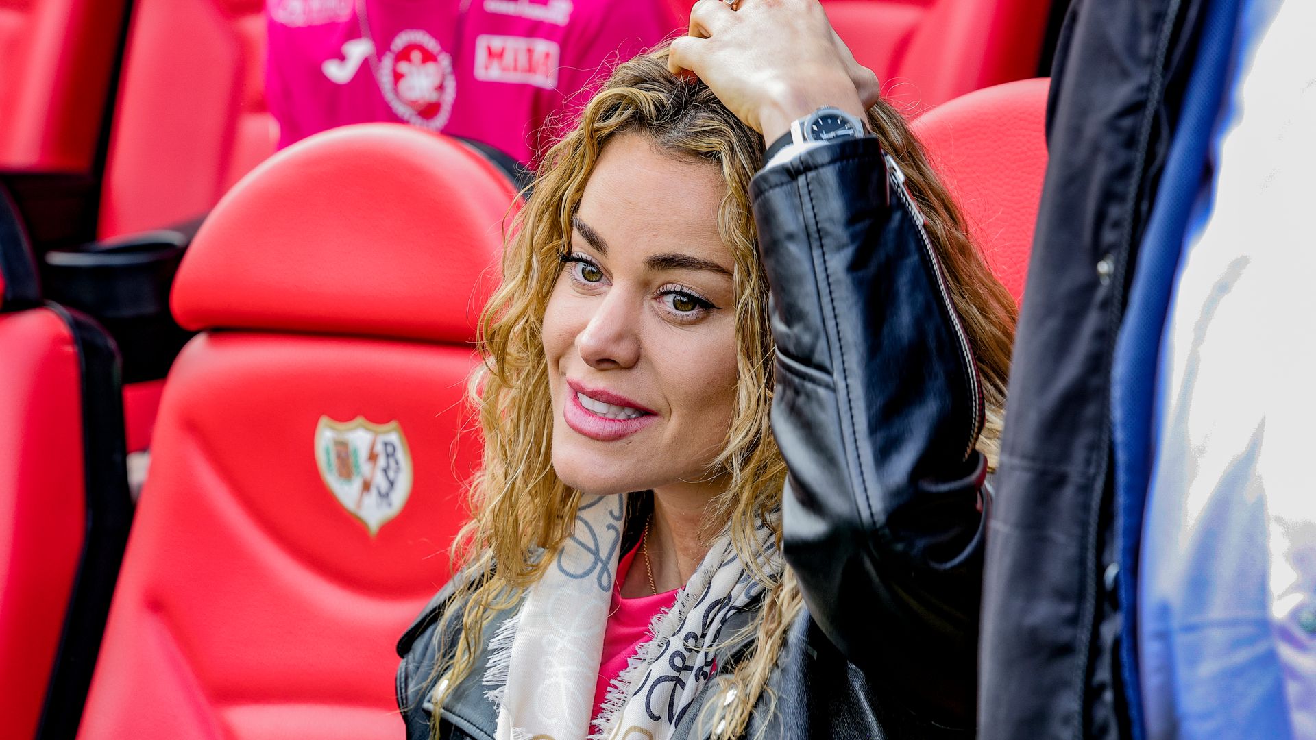 Candela Márquez, en el partido solidario