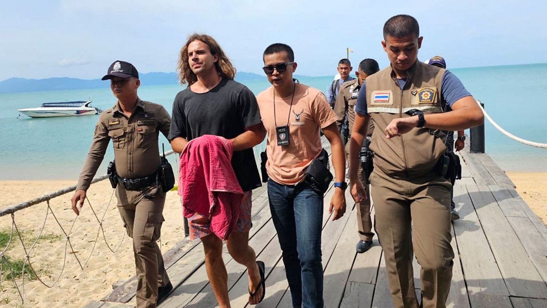 Daniel Sancho fue detenido el 7 de agosto de 2023 en la isla Koh Pha Ngan, en la provincia tailandesa de Surat Thani