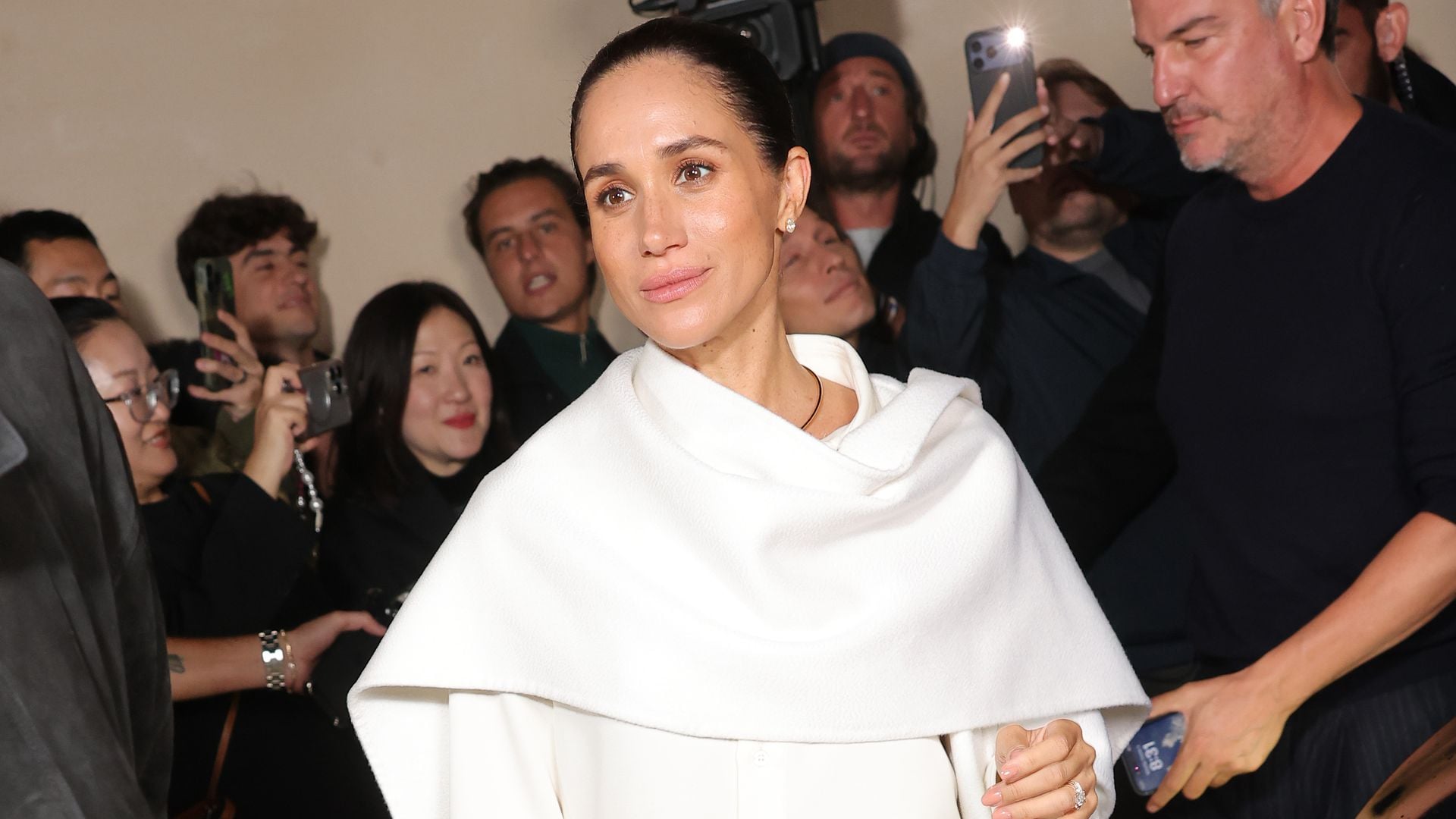 Meghan Markle en el desfile de Balenciaga en París