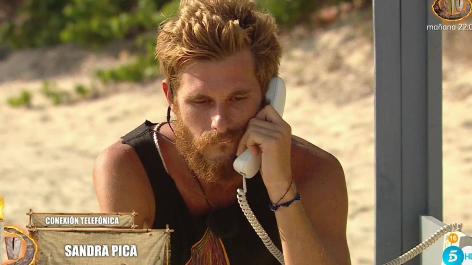 'Supervivientes': Tom hace la llamada a Sandra Pica y ella confirma que él le fue infiel