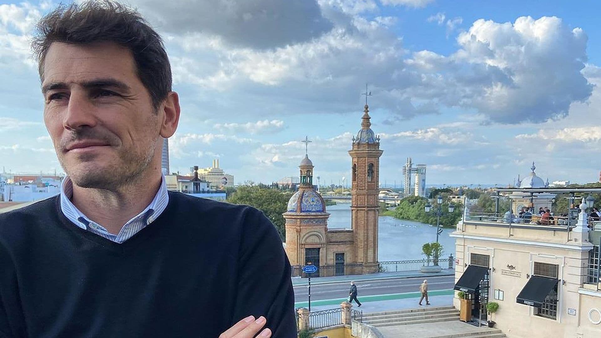 Iker Casillas comparte una imagen en Sevilla después del anuncio de ruptura con Sara Carbonero