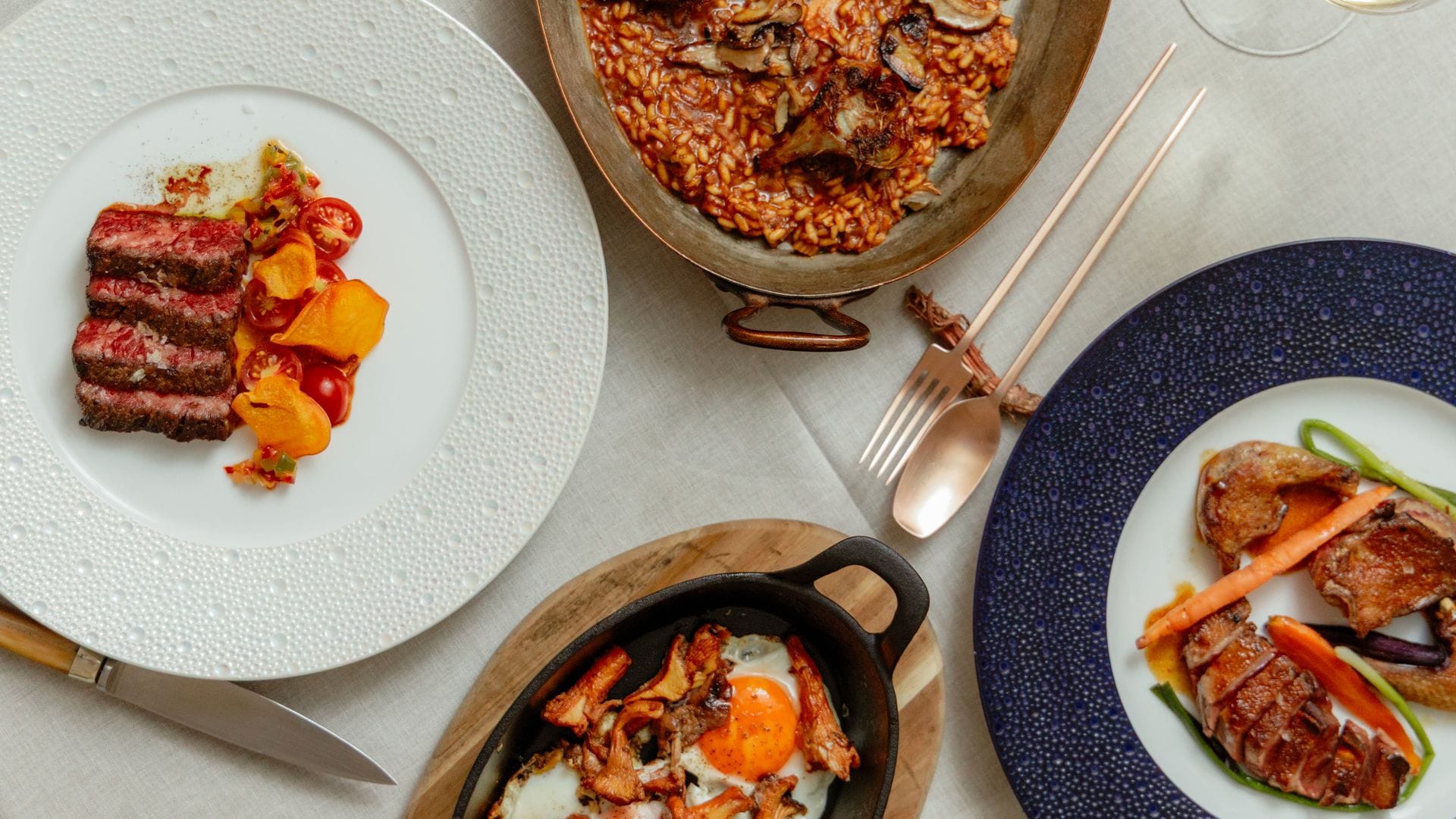 Menú otoño restaurante Gurisa Madrid Arroces, caza y setas