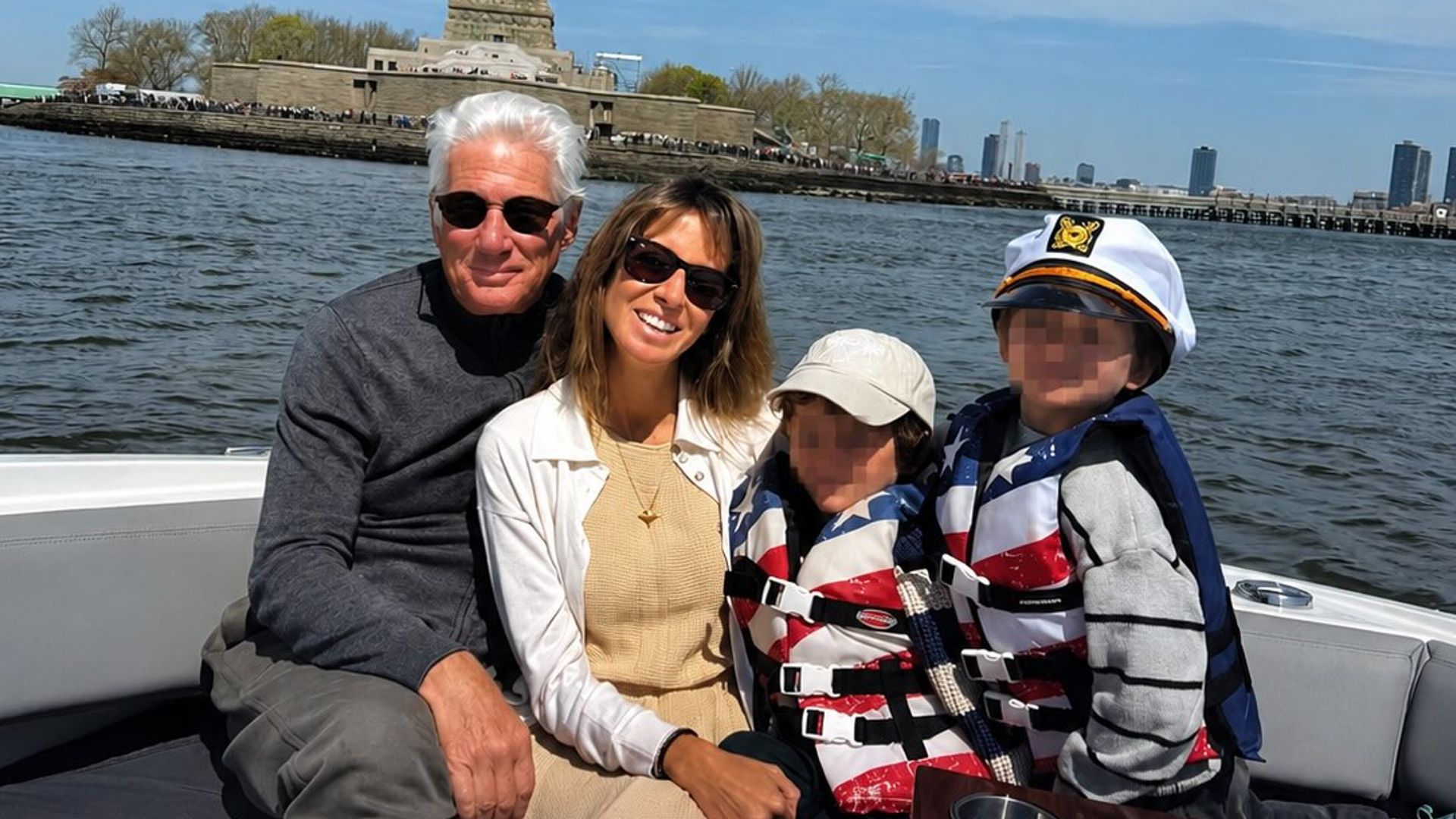 Alejandra y Richard Gere comparten unas imágenes junto a sus hijos para celebrar el 4 de julio en Estados Unidos