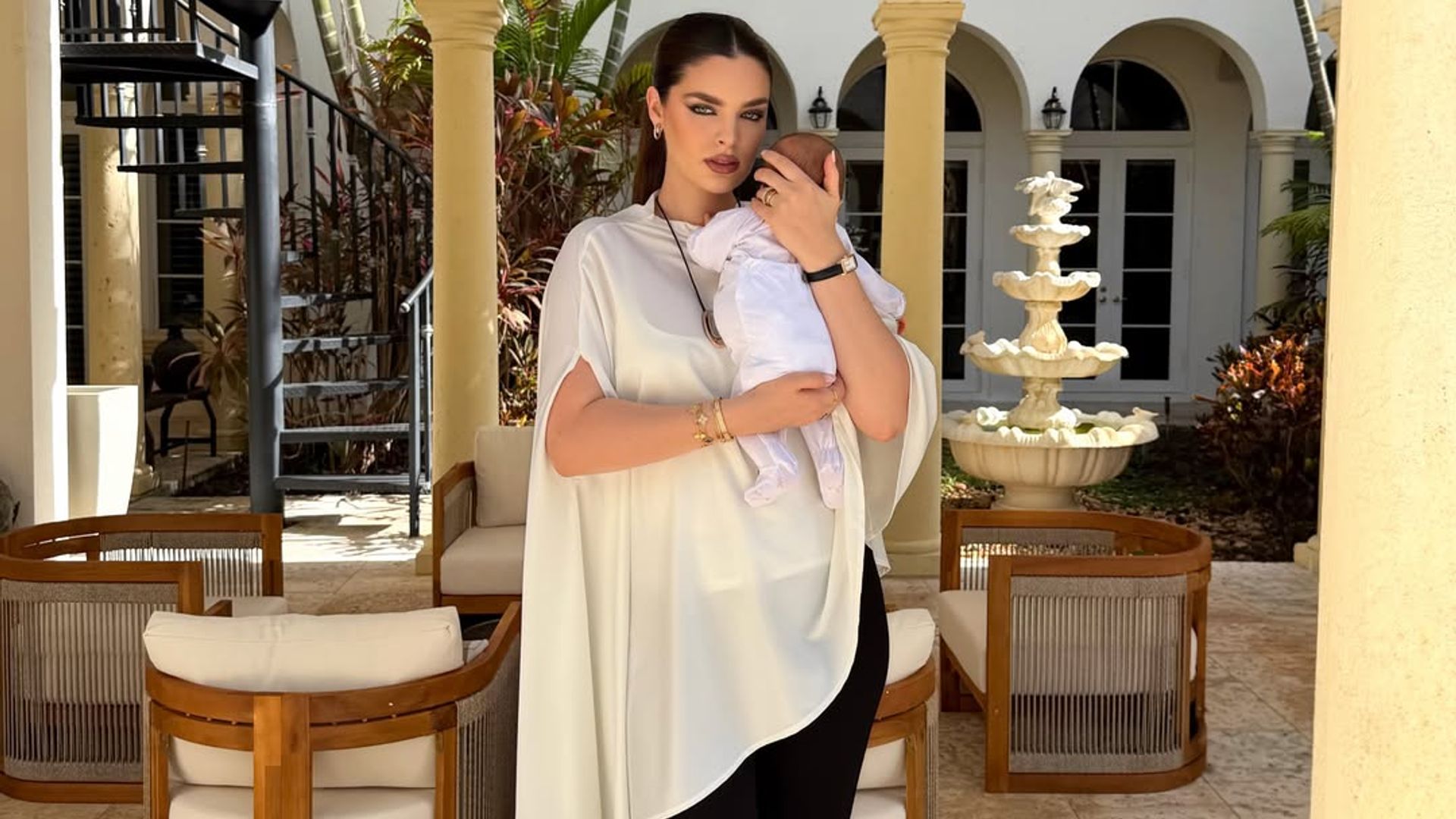 Nadia Ferreira mostró un vistazo a su vida como mamá de dos.