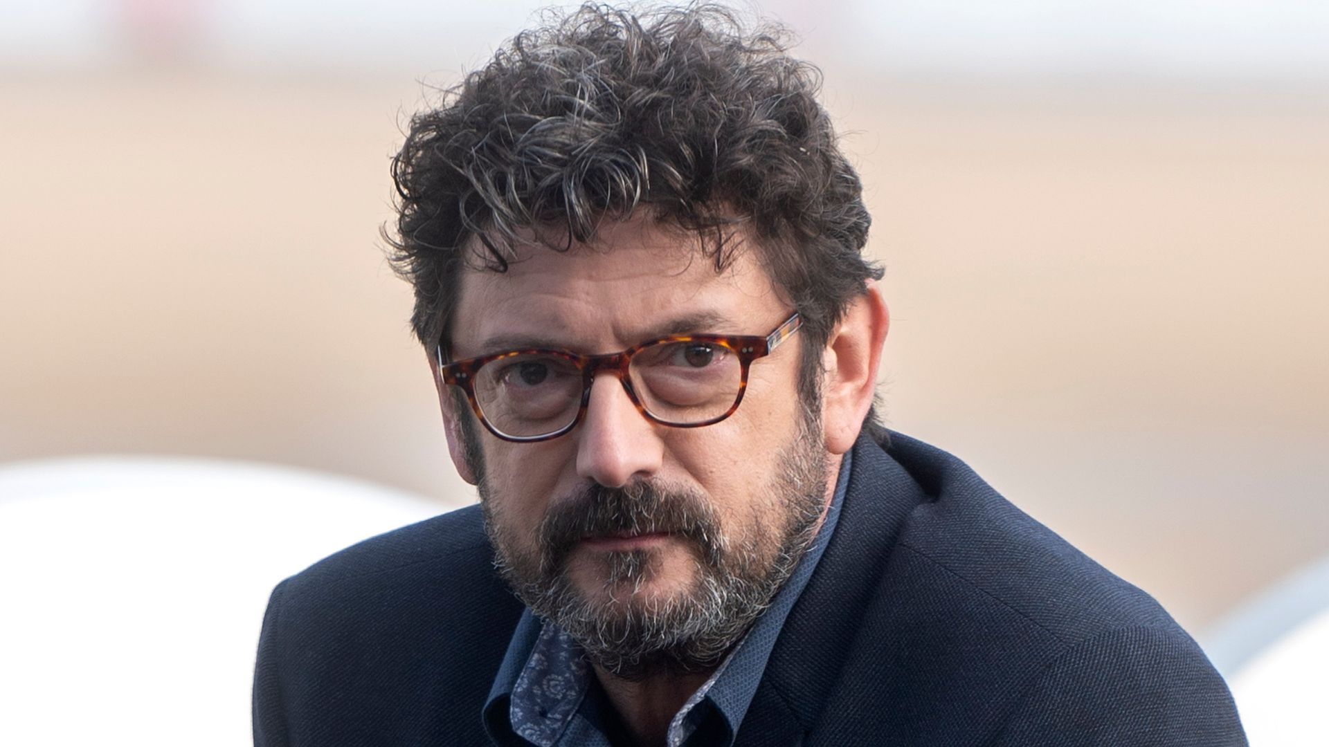 Manolo Solo en el estreno de 'El buen patrón' en el Festival de Cine de San Sebastián, el 21 de septiembre de 2021
