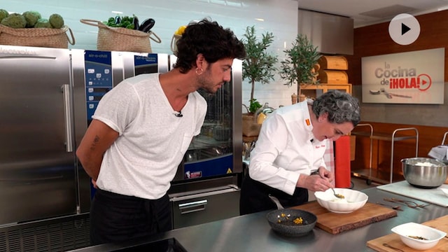 receta crema guisantes la cocina hola tv jorge brazalez pepa munoz