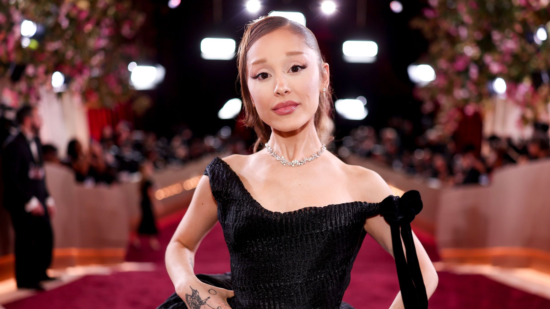 Ariana Grande en la gala de los Globos de Oro 2026 en The Beverly Hilton, en Beverly Hills, California