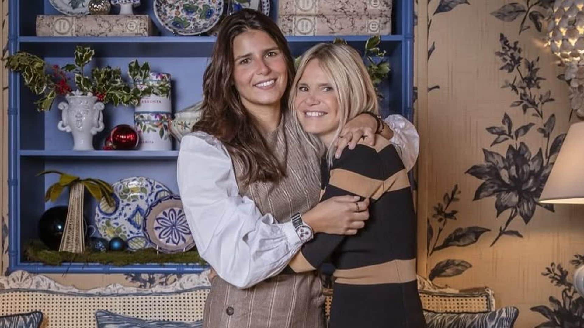 Eugenia Martínez de Irujo en su 57 cumpleaños con su hija tana Rivera.