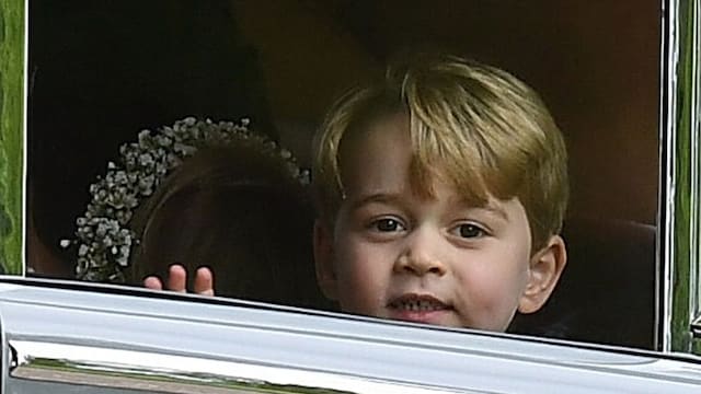 El príncipe George en la boda de Pippa Middleton