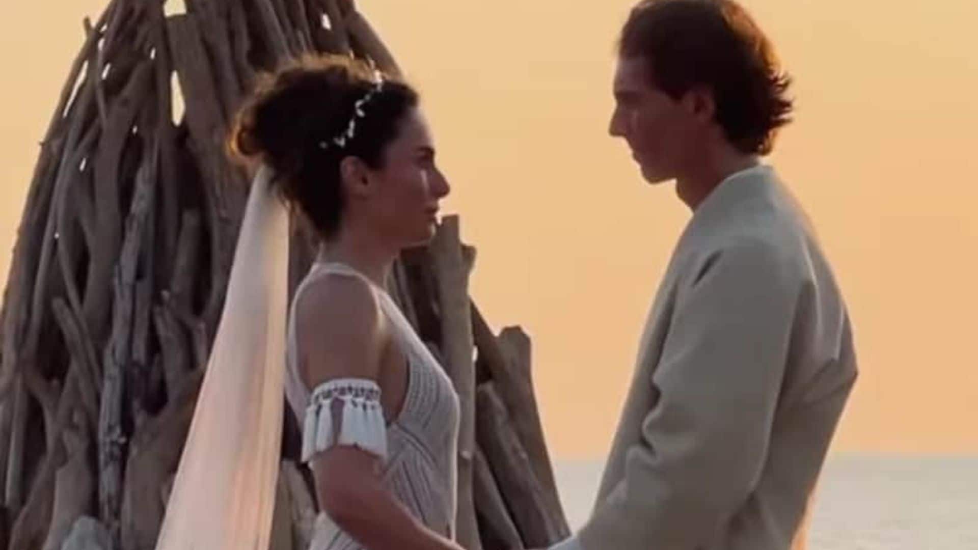 De lo más enamorados, Ana Serradilla y Raúl Martínez celebraron su boda espiritual
