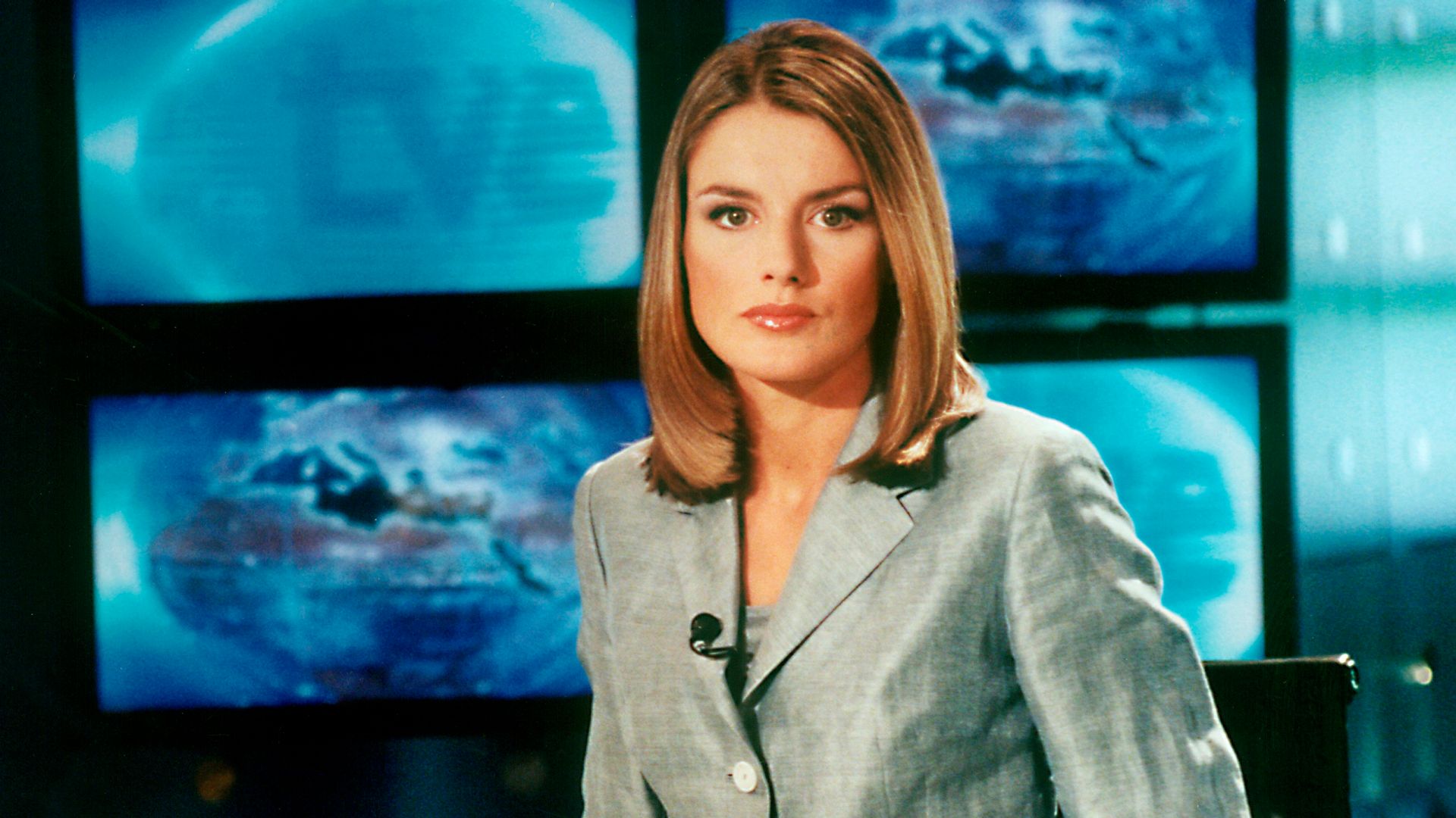 En la imagen, Letizia Ortiz Rocasolano presentando el informativo de Televisión Española