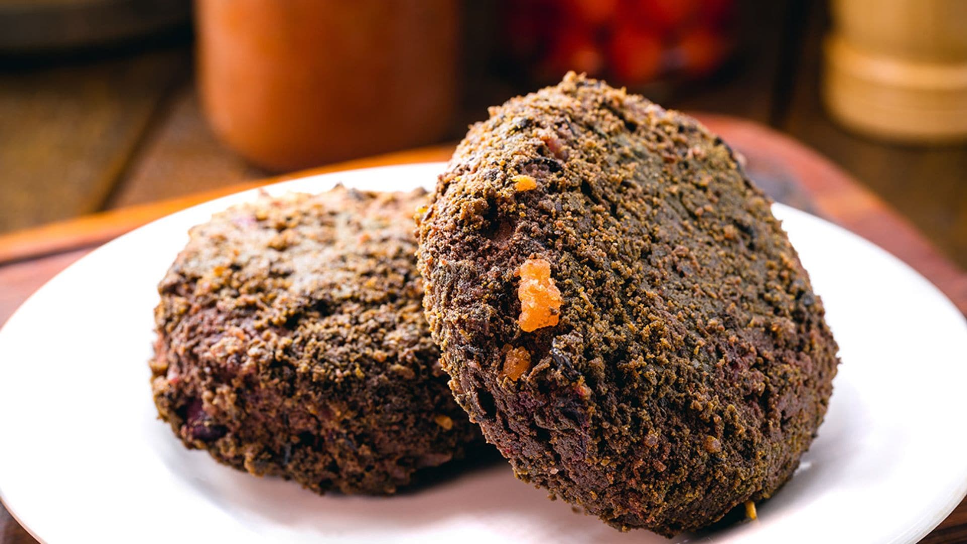 Filetes rusos con judías pintas, quinoa, zanahoria y remolacha