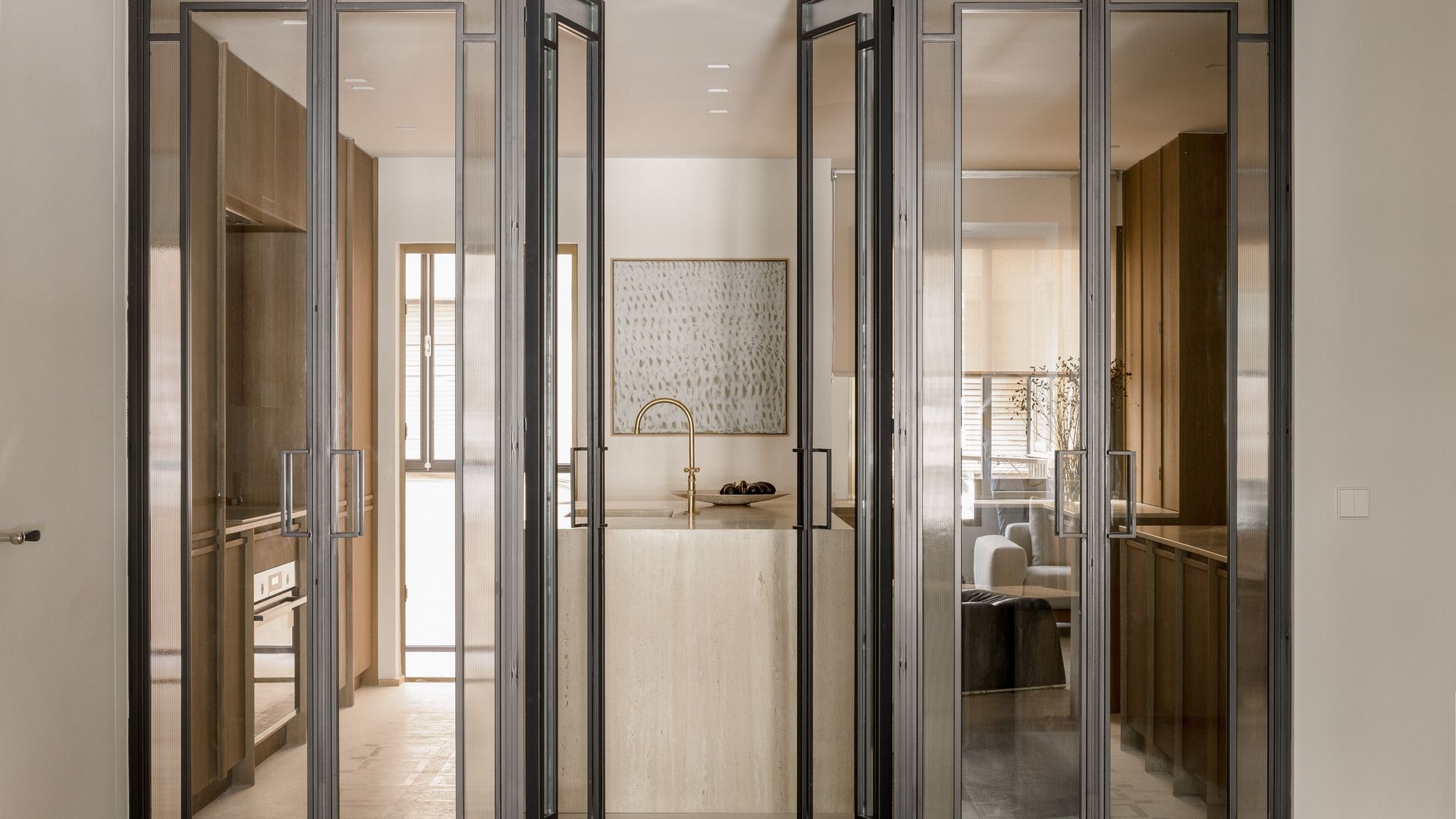 Cerramiento de cristal para la cocina