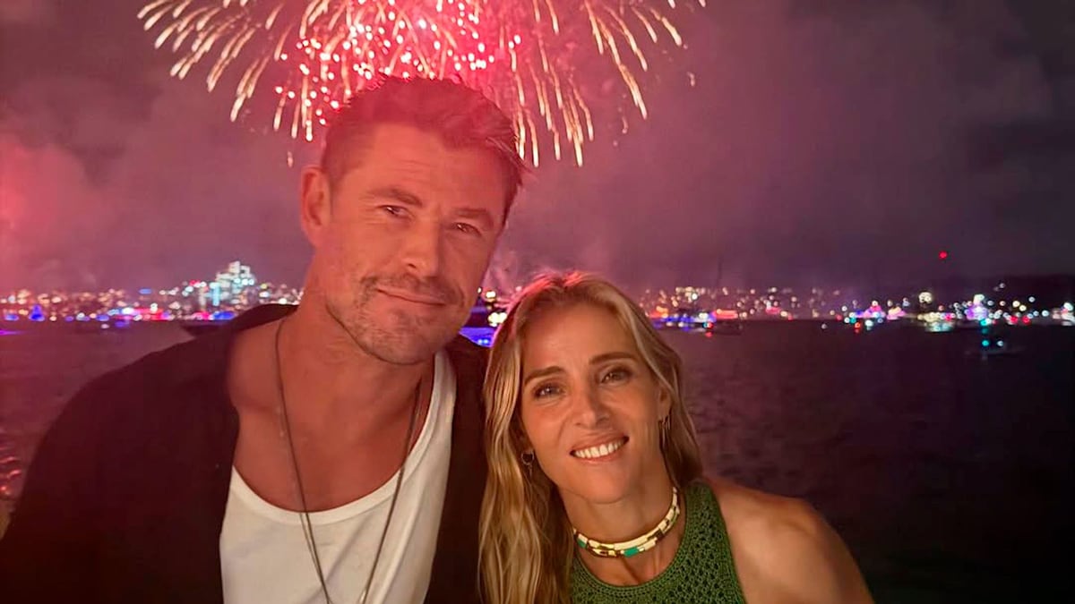 Baile y fuegos artificiales en Sídney: así han dado Elsa Pataky y Chris Hemsworth la bienvenida al 2026