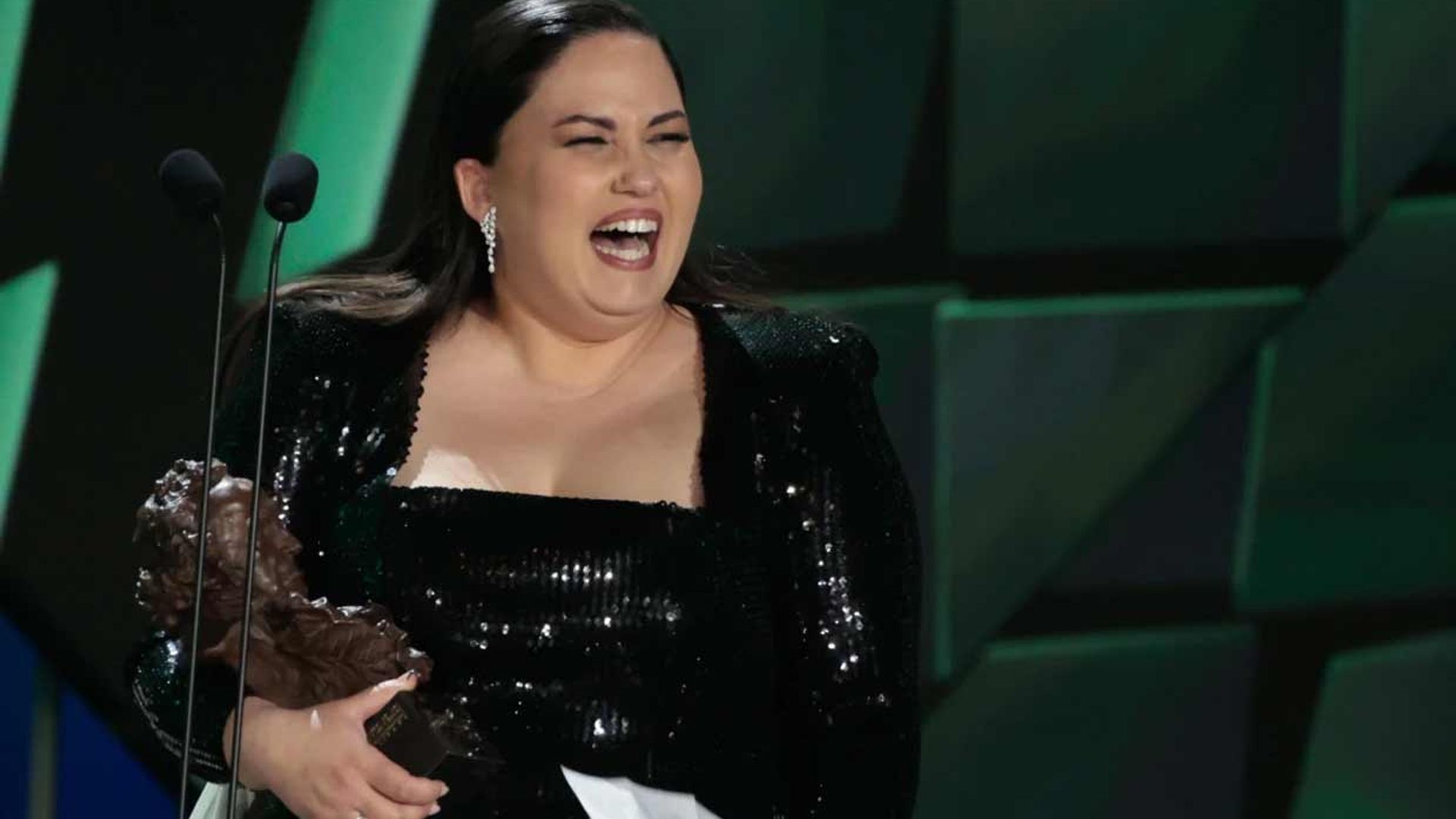 El aplaudido discurso de Laura Galán, protagonista de ‘Cerdita’, al recoger su Goya