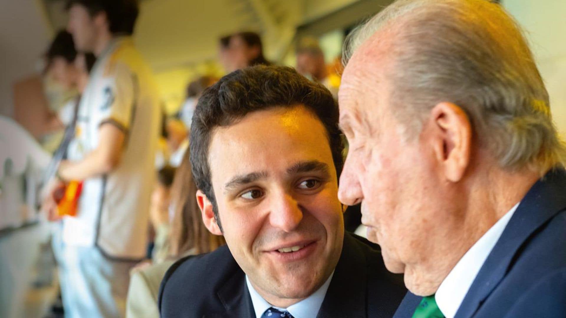 Así vivió el rey Juan Carlos junto a su nieto Felipe, la emocionante noche de la final de la Champions