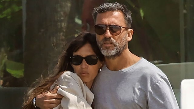 Sara Carbonero y José Luis Cabrera Bonny, el empresario canario con el que sale la presentadora desde el pasado invierno. Ambos han estado pasando unos días con los dos hijos de Sara y también con algunas amigas de la periodista
