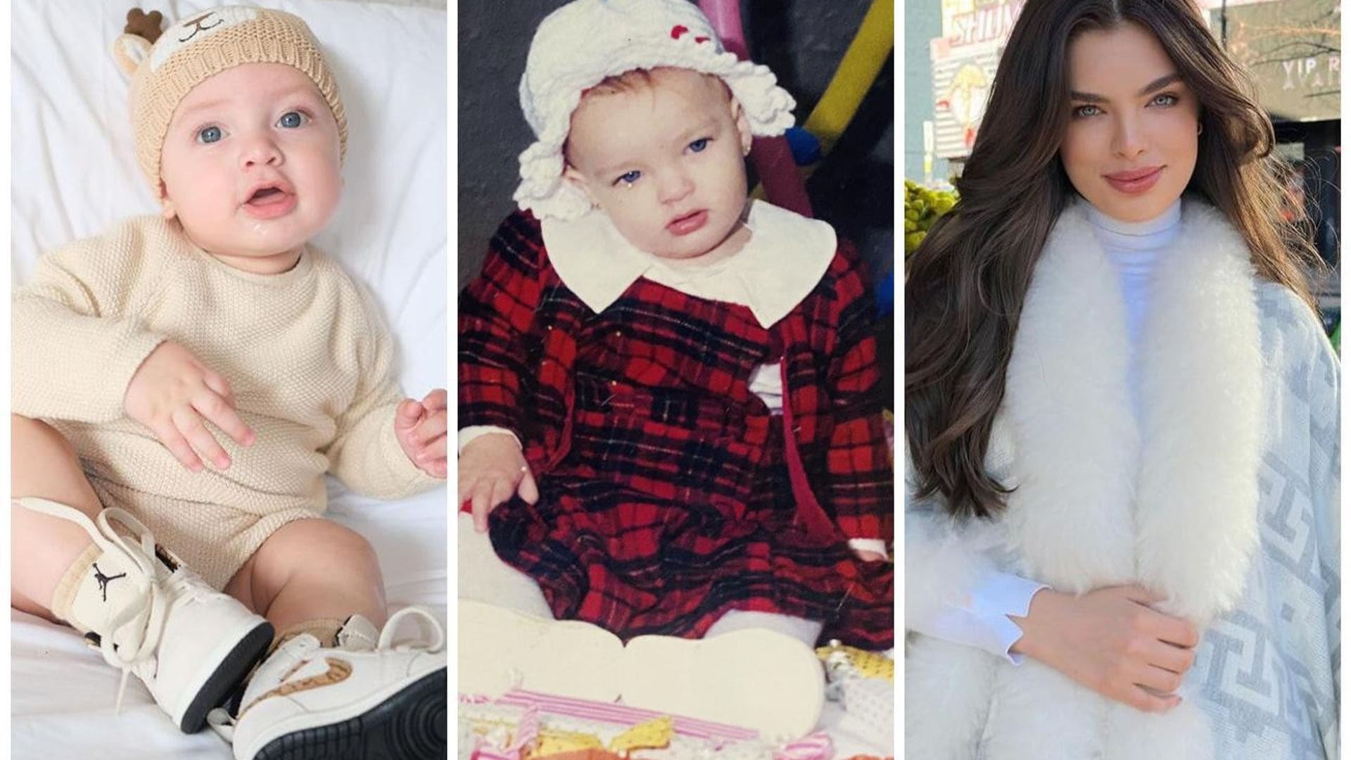 Marquitos, el bebé de Nadia Ferreira y Marc Anthony, heredó los bellos ojos azules de su mamá