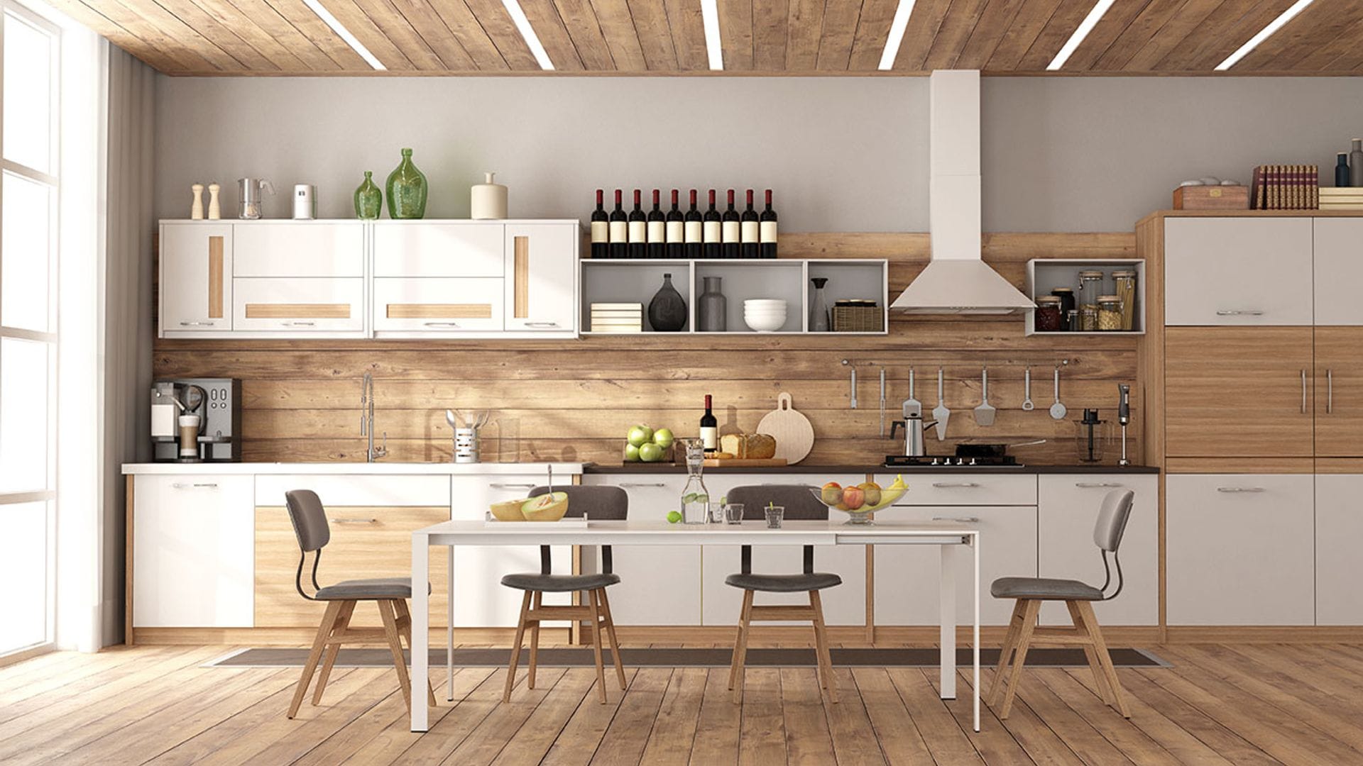 Madera, un material protagonista en tu cocina