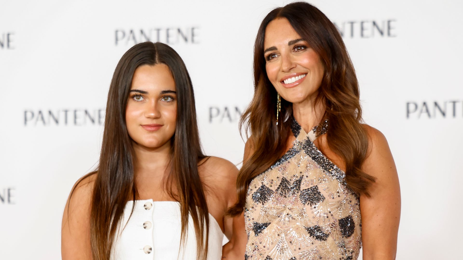 Paula Echevarría y su hija Daniella en el evento de Pantene celebrado el 7 de julio de 2026 en Madrid
