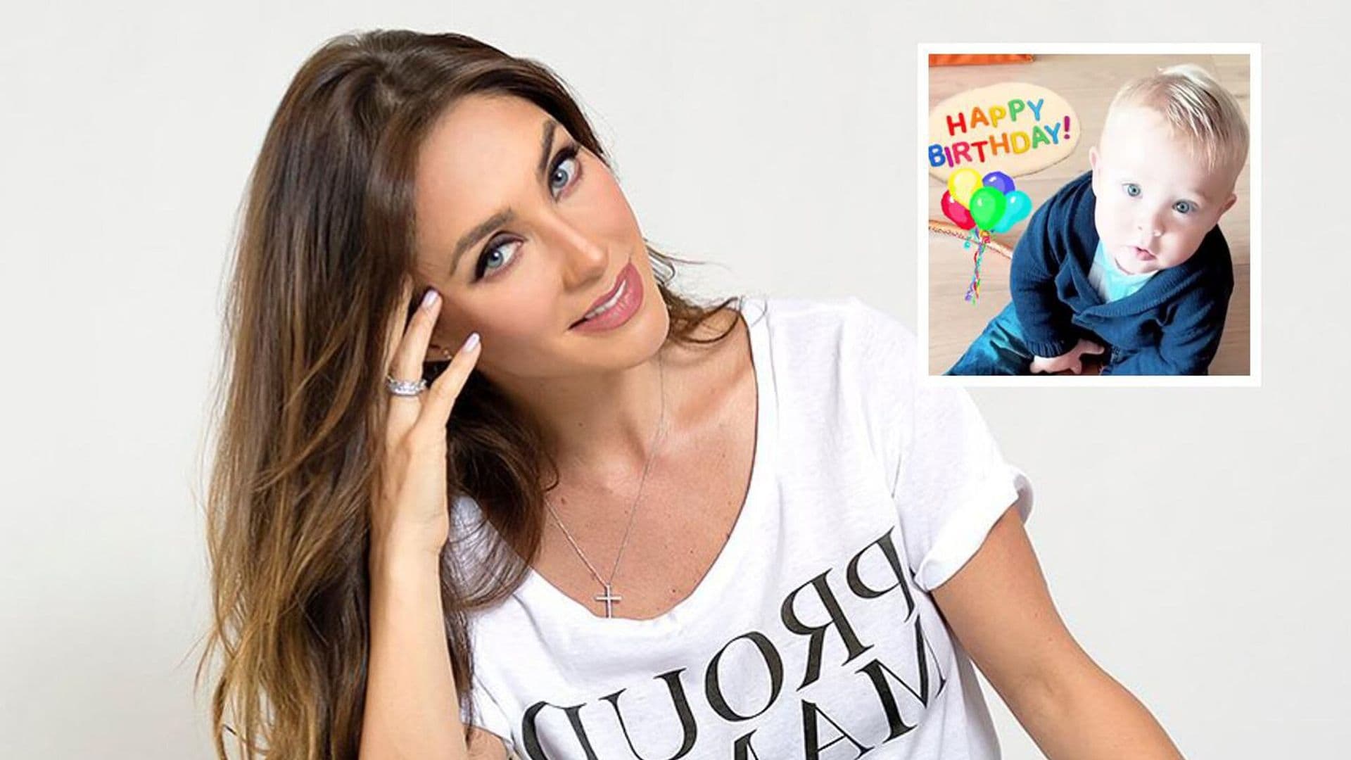Llena de nostalgia, Anahí celebra el primer cumpleaños de su bebé, Emiliano