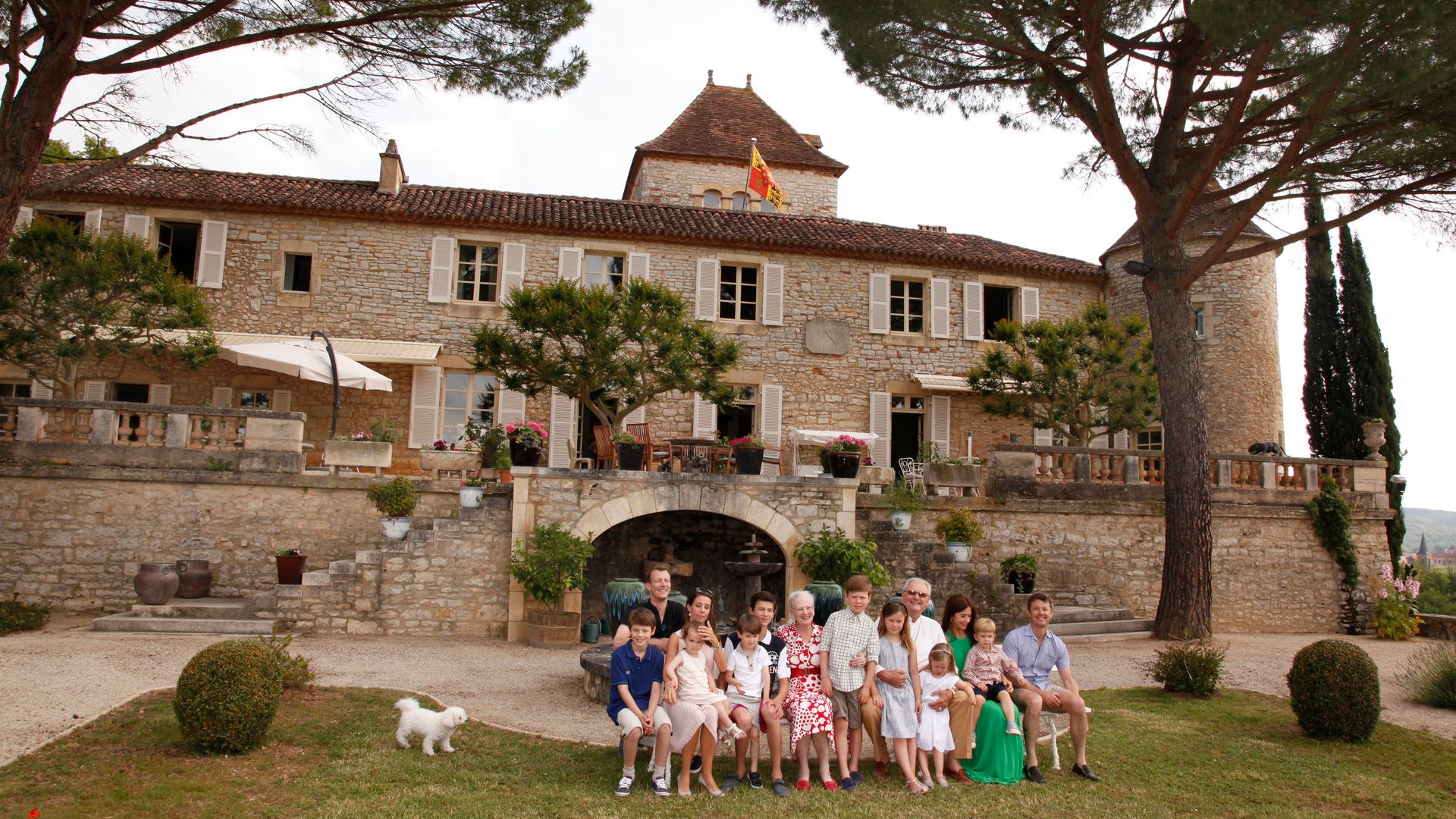 La Familia Real danesa disfruta de las vacaciones en su castillo francés 