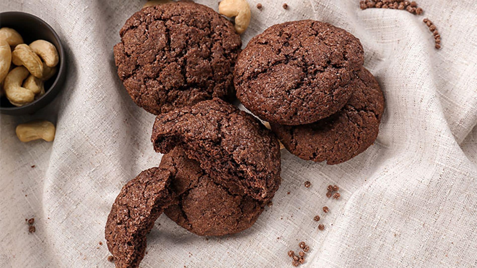 'Cookies' de chocolate y anacardos