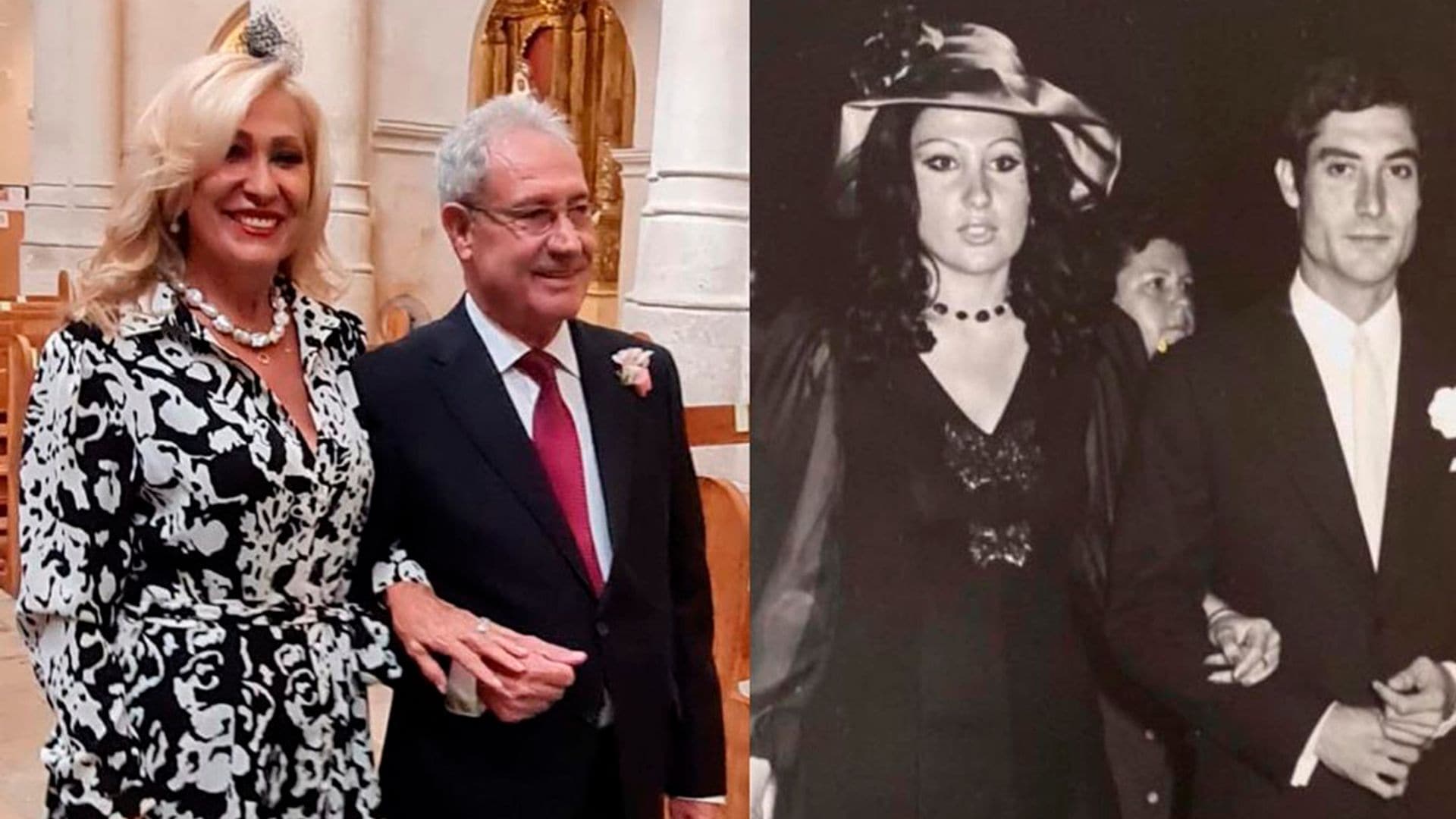 ¡50 años después! Rosa Benito lleva a su hermano Pepe al altar... y coge el ramo de la novia