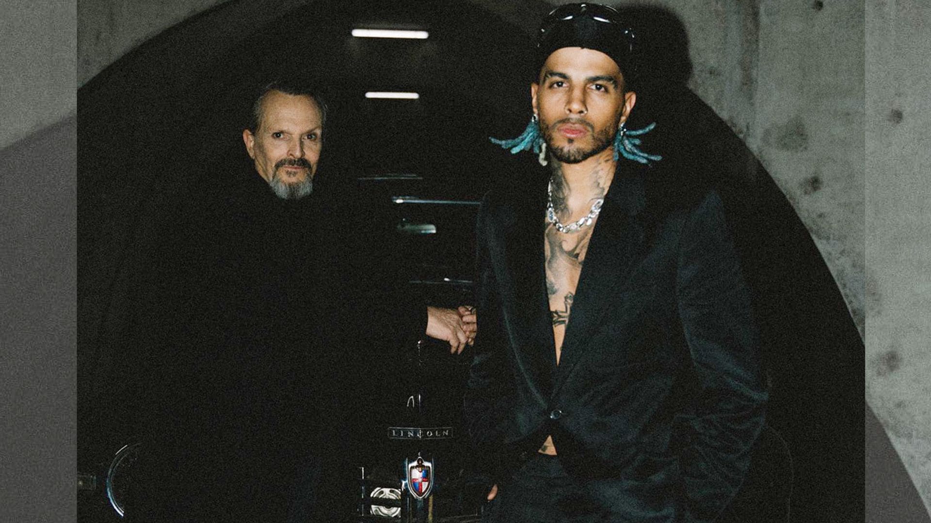 El dúo del que todos hablan: Miguel Bosé graba con Rauw Alejandro tras ocho años alejado de los escenarios