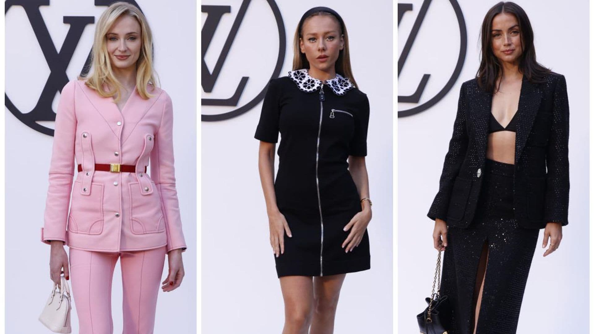 Ana de Armas, Ester Expósito y Sophie Turner entre las invitadas al desfile Crucero 2025 de Louis Vuitton en Barcelona